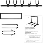 Supporto per Chitarre Multiplo, Supporto Pieghevole per Chitarre Multiple, Supporto Portatile per Chitarra, Supporto Espositivo per Chitarra e Basso (5 Posti/7 Posti)