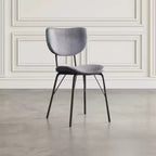 Jofran, sedia da pranzo imbottita in similpelle contemporanea moderna con schienale diviso (set da 2)
