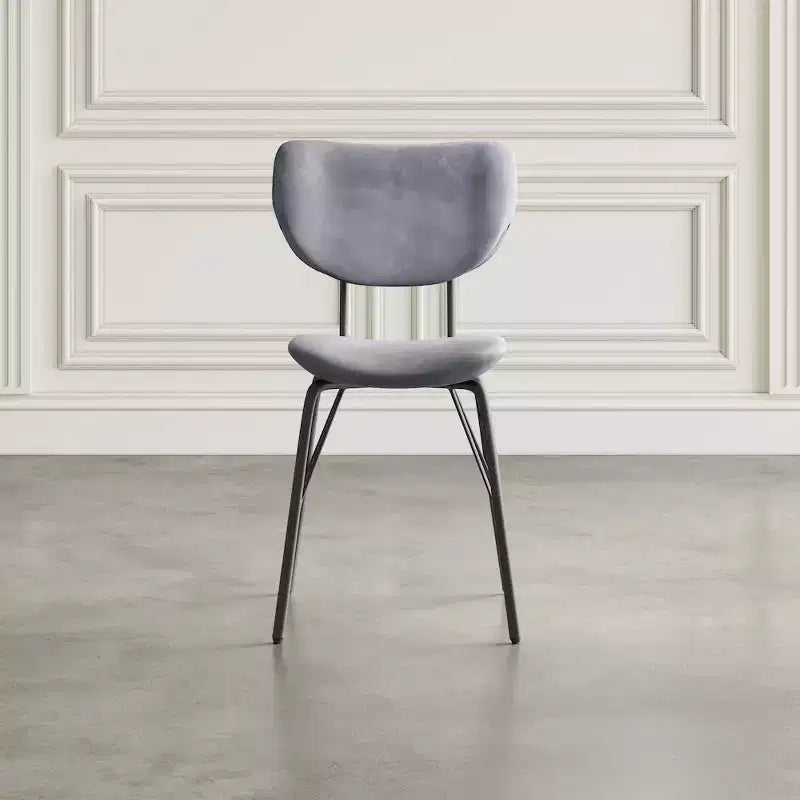 Jofran, sedia da pranzo imbottita in similpelle contemporanea moderna con schienale diviso (set da 2)