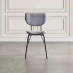 Jofran, sedia da pranzo imbottita in similpelle contemporanea moderna con schienale diviso (set da 2)