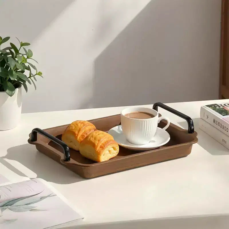 SUGIFT Alzata a 2/3 ripiani in acciaio inox e legno con manici
