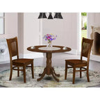 HomeStock Belmont Kitchen Nook Dining Table Set, Espresso