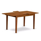 Set da pranzo 5 pezzi HomeStock Belmont, marrone sella