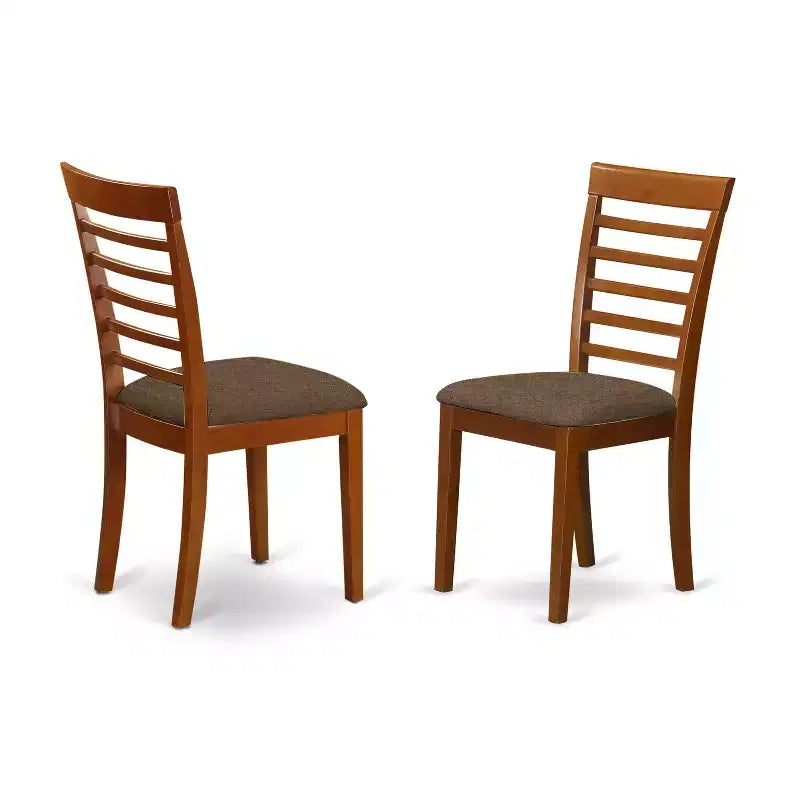 Set da pranzo 5 pezzi HomeStock Belmont, marrone sella