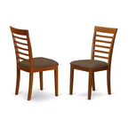 Set da pranzo 5 pezzi HomeStock Belmont, marrone sella