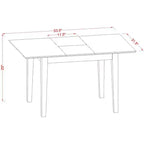 HomeStock Belmont Set da pranzo per cucina – Tavolo e sedie da pranzo, Rovere