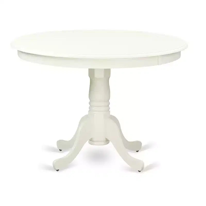 HomeStock Belmont Set Hartland 5 Pezzi Con Un Tavolo Da Pranzo E Quattro Sedie Da Cucina Con Seduta In Legno In Una Splendida Finitura Bianco Lino