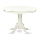 HomeStock Belmont Set Hartland 5 Pezzi Con Un Tavolo Da Pranzo E Quattro Sedie Da Cucina Con Seduta In Legno In Una Splendida Finitura Bianco Lino