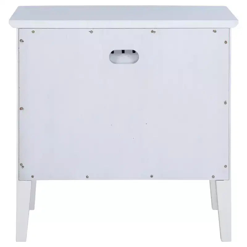 Coaster, Bexhill Comodino con 1 cassetto Bianco