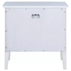 Coaster, Bexhill Comodino con 1 cassetto Bianco