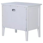 Coaster, Bexhill Comodino con 1 cassetto Bianco