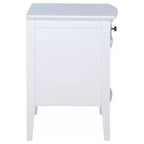Coaster, Bexhill Comodino con 1 cassetto Bianco