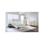 Coaster, Bexhill Comodino con 1 cassetto Bianco