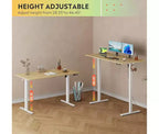 GALAXHERO Scrivania Elettrica Regolabile in Altezza 140 x 70 cm, Scrivania Ergonomica Sit-Stand con 3 Preimpostazioni di Memoria, per Casa e Ufficio