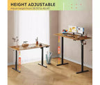GALAXHERO Scrivania Elettrica Regolabile in Altezza 140 x 70 cm, Scrivania Ergonomica Sit-Stand con 3 Preimpostazioni di Memoria, per Casa e Ufficio