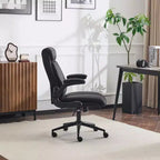 Karl Home | Sedia da Ufficio Girevole Mid-Back da 28 Pollici con Braccioli Regolabili