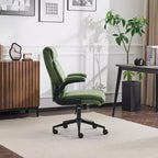 Karl Home | Sedia da Ufficio Girevole Mid-Back da 28 Pollici con Braccioli Regolabili