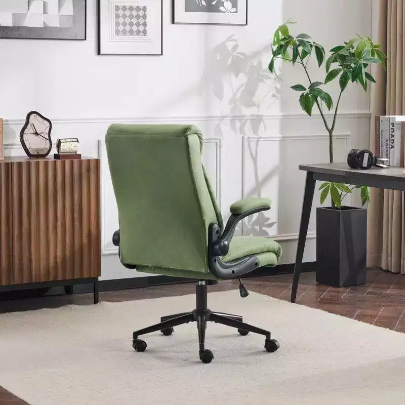 Karl Home | Sedia da Ufficio Girevole Mid-Back da 28 Pollici con Braccioli Regolabili