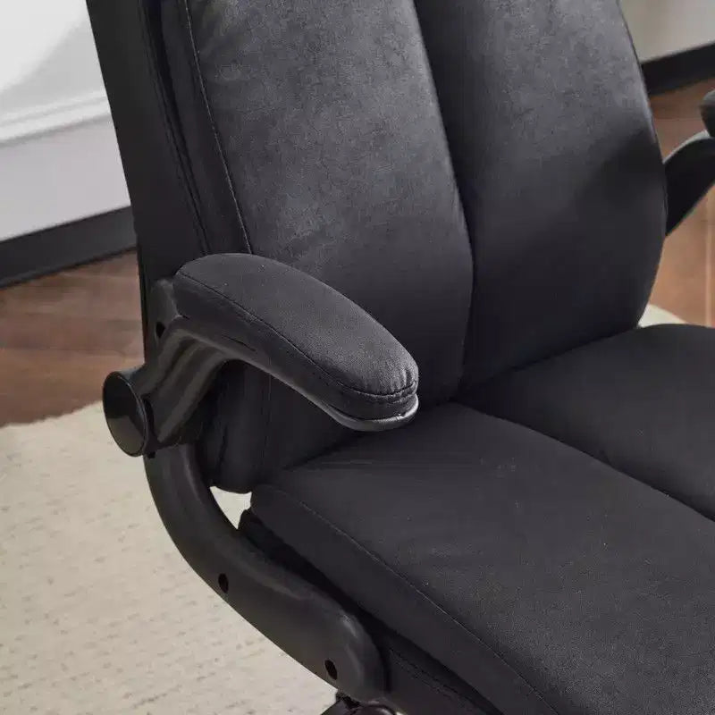 Karl Home | Sedia da Ufficio Girevole Mid-Back da 28 Pollici con Braccioli Regolabili