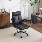 Karl Home | Sedia da Ufficio Girevole Mid-Back da 28 Pollici con Braccioli Regolabili