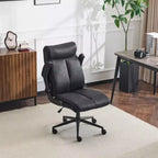 Karl Home | Sedia da Ufficio Girevole Mid-Back da 28 Pollici con Braccioli Regolabili