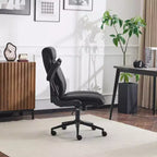 Karl Home | Sedia da Ufficio Girevole Mid-Back da 28 Pollici con Braccioli Regolabili