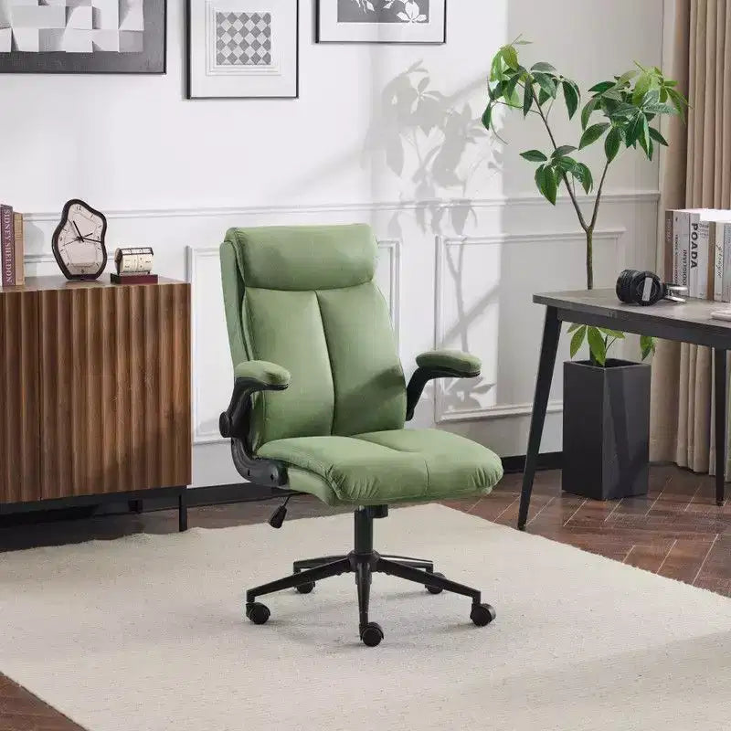 Karl Home | Sedia da Ufficio Girevole Mid-Back da 28 Pollici con Braccioli Regolabili