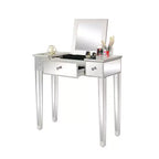 Scrittoio con armadio e piano in vetro Karl Home
