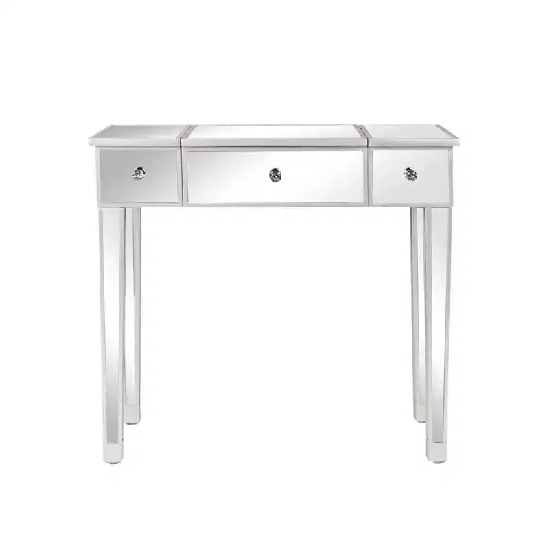 Scrittoio con armadio e piano in vetro Karl Home