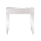 Scrittoio con armadio e piano in vetro Karl Home