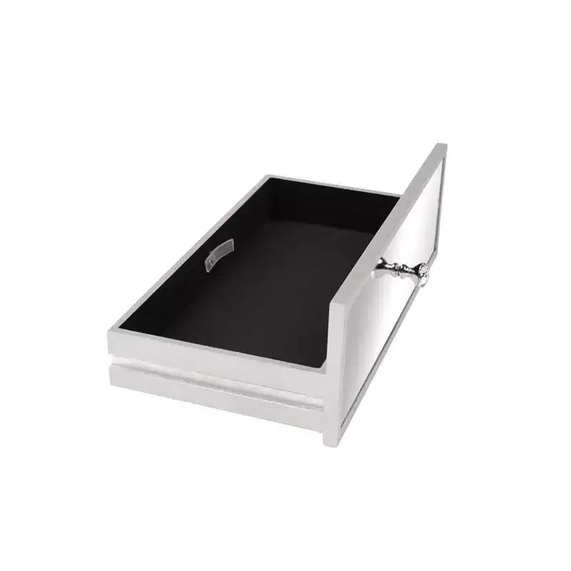 Scrittoio con armadio e piano in vetro Karl Home