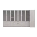 Armadio combinato modulare grigio Famapy: soluzione di archiviazione personalizzabile e spaziosa