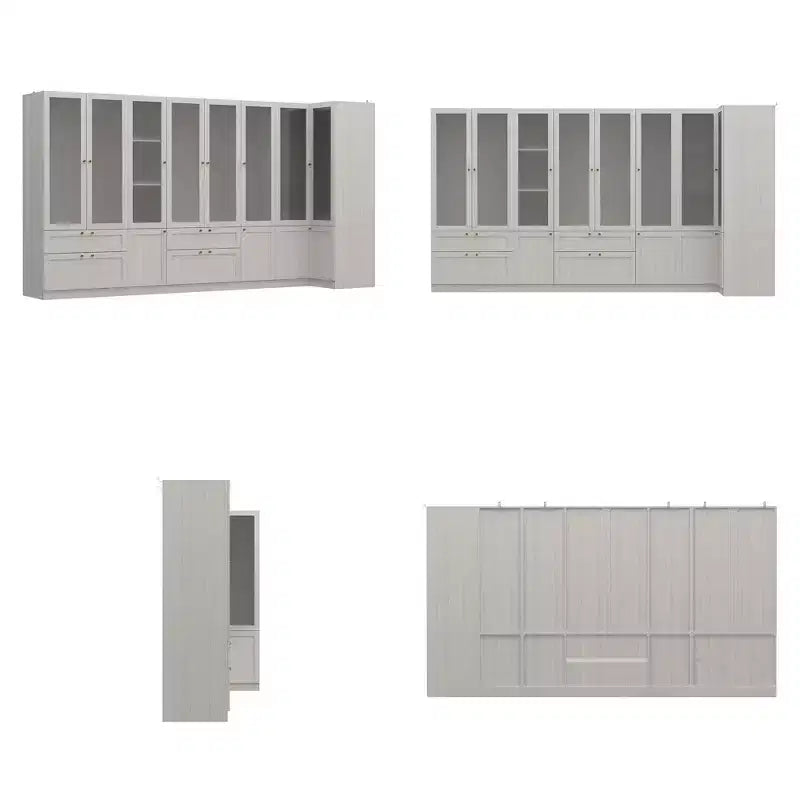 Armadio combinato modulare grigio Famapy: soluzione di archiviazione personalizzabile e spaziosa