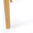Set da pranzo Christopher Knight Home Anise in tessuto imbottito in legno in stile moderno di metà secolo, 5 pezzi