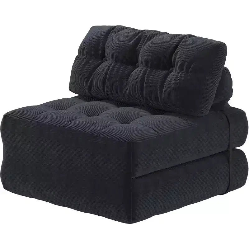 Divano letto pieghevole, divano pieghevole da pavimento con cuscino, divano letto futon convertibile, sedia pieghevole con supporto per la schiena, divano pieghevole portatile