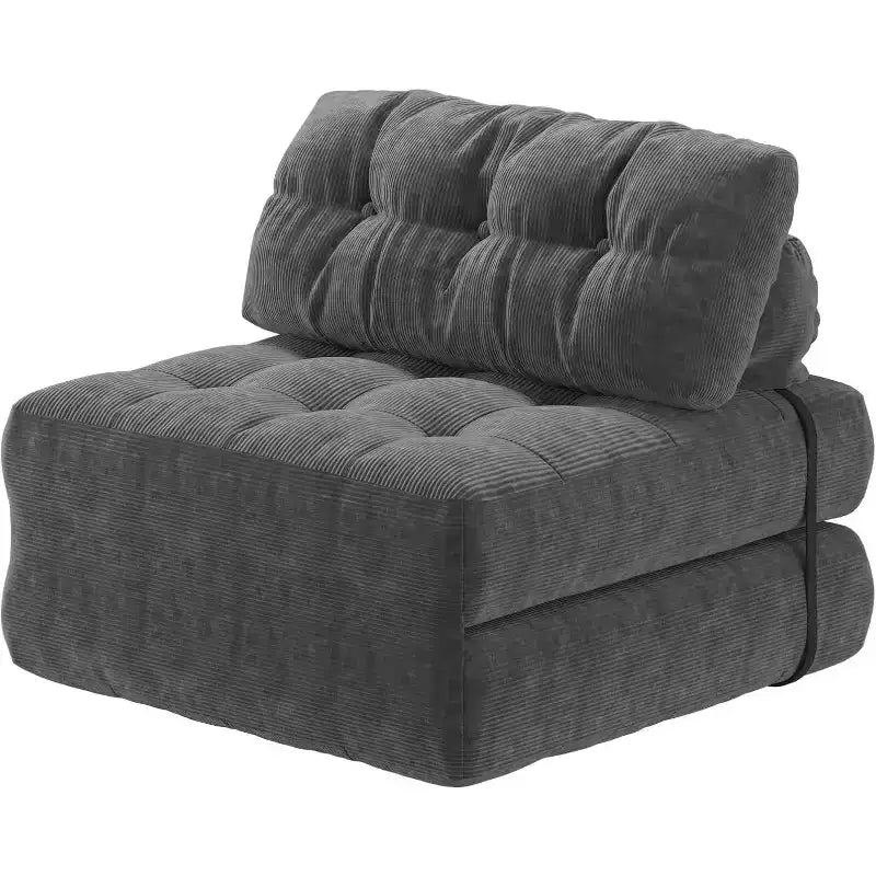 Divano letto pieghevole, divano pieghevole da pavimento con cuscino, divano letto futon convertibile, sedia pieghevole con supporto per la schiena, divano pieghevole portatile