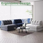Divano letto pieghevole, divano pieghevole da pavimento con cuscino, divano letto futon convertibile, sedia pieghevole con supporto per la schiena, divano pieghevole portatile