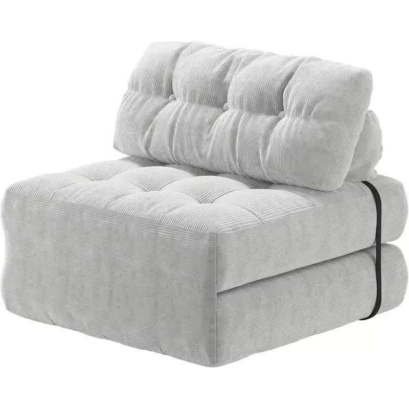 Divano letto pieghevole, divano pieghevole da pavimento con cuscino, divano letto futon convertibile, sedia pieghevole con supporto per la schiena, divano pieghevole portatile