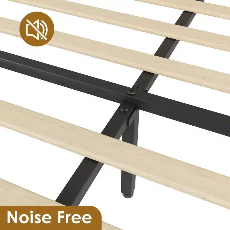 TROPOW Struttura Letto in Rattan con 2 Cassetti, Base Letto in Legno con Testiera in Rattan, Struttura Letto Contenitore, Nessuna Rete a Molle Necessaria, Rovere Naturale