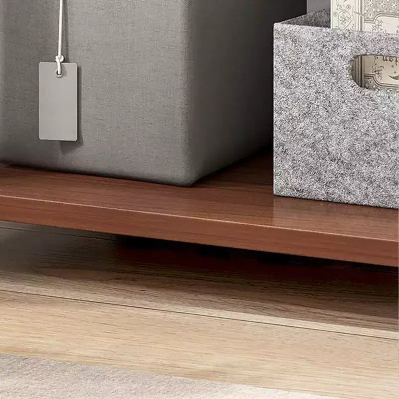 Carrello mobile porta stampante a 3 ripiani con ruote bloccabili e fermi posteriori per ufficio domestico