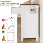 Comò a 6 cassetti per camera da letto, Comodino cassettiera larga 47" con contenitore indipendente, Cassettiera in legno per soggiorno, camera da letto, ingresso