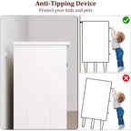 Comò a 6 cassetti per camera da letto, Comodino cassettiera larga 47" con contenitore indipendente, Cassettiera in legno per soggiorno, camera da letto, ingresso