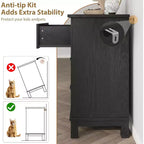 Comò a 6 cassetti per camera da letto, Comodino cassettiera larga 47" con contenitore indipendente, Cassettiera in legno per soggiorno, camera da letto, ingresso