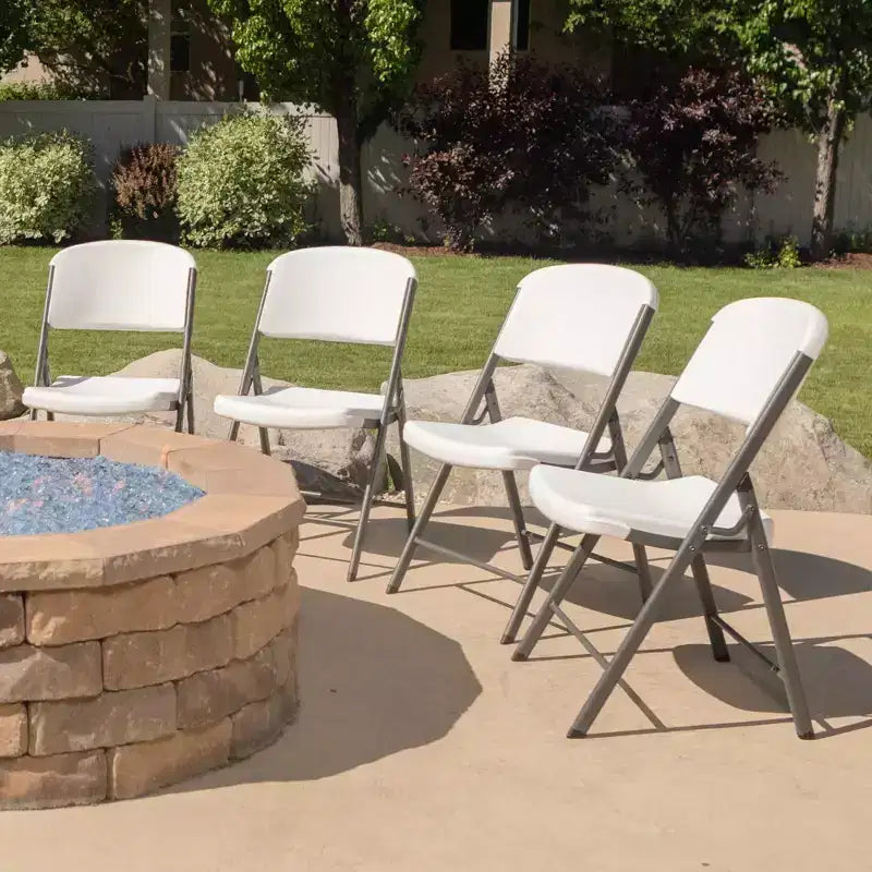 Sedia pieghevole commerciale Lifetime, confezione da 4, colori assortiti