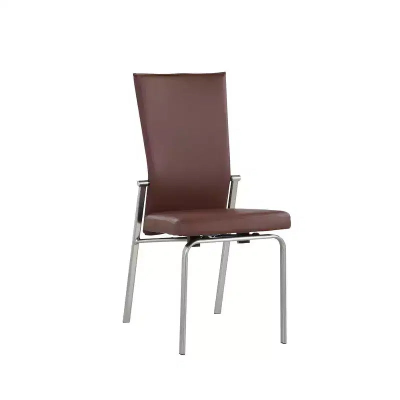 Chintaly Imports, Sedia per Sala da Pranzo Motion Back - Set di 2, Grigio
