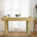 Tavolo consolle lungo 160 cm per ingresso, tavolo da divano rettangolare in legno stile rustico da mettere dietro al divano, per corridoio d'ingresso, soggiorno, atrio