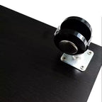 MAYEERTY Mobile Vetrina in Vetro Temperato, Vetrinetta Contenitore Vino con Parte Superiore in Vetro Temperato e Striscia LED per Camera da Letto, Corridoio, Ufficio, Nero