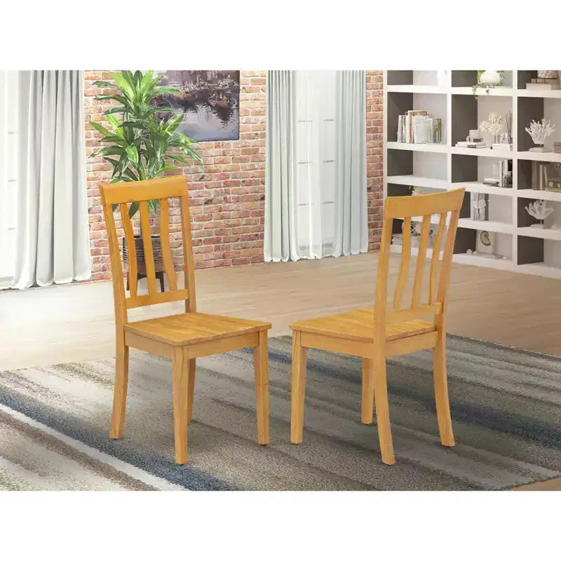 HomeStock Sedia da Cucina Mood Medievale con Seduta in Legno