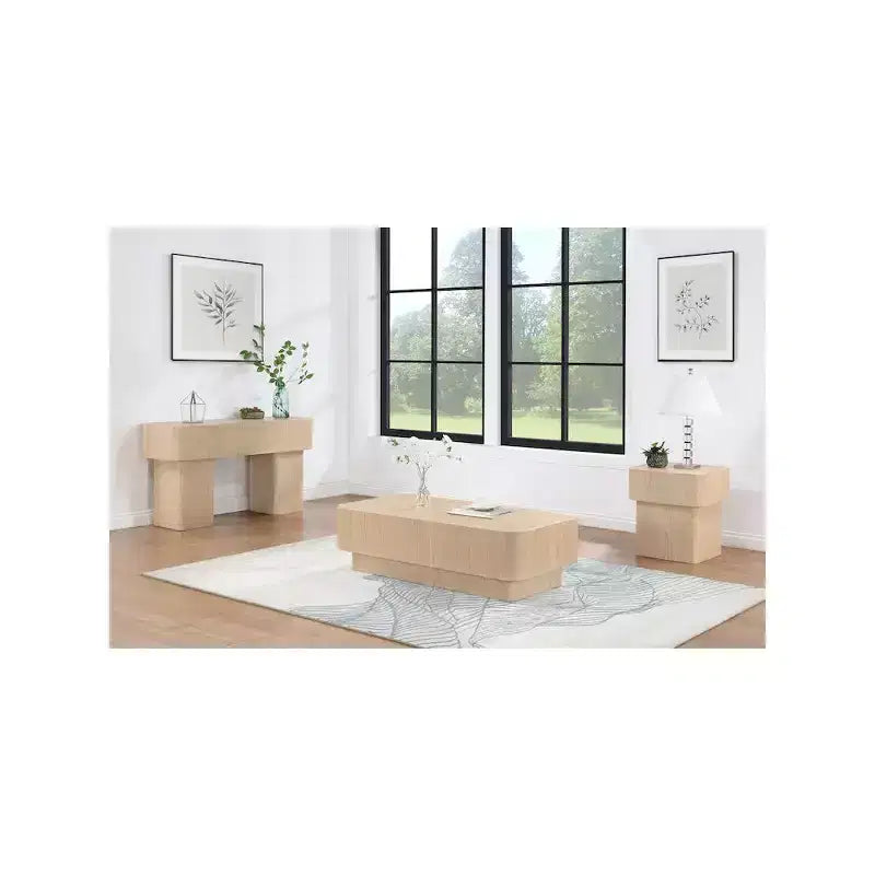 Meridian Furniture, Tavolino da caffè Oakmont naturale