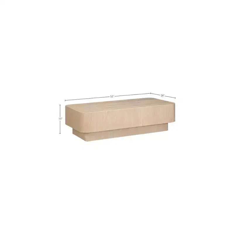 Meridian Furniture, Tavolino da caffè Oakmont naturale